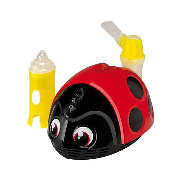 Kompresora inhalators bērniem, inhalators+deguna skalotājs “Mārīte” Lella la coccinella